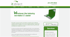 Desktop Screenshot of itdirect.ie